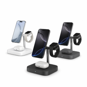3-in-1 Wireless Charging Stations Wholesale Box — 50 Units