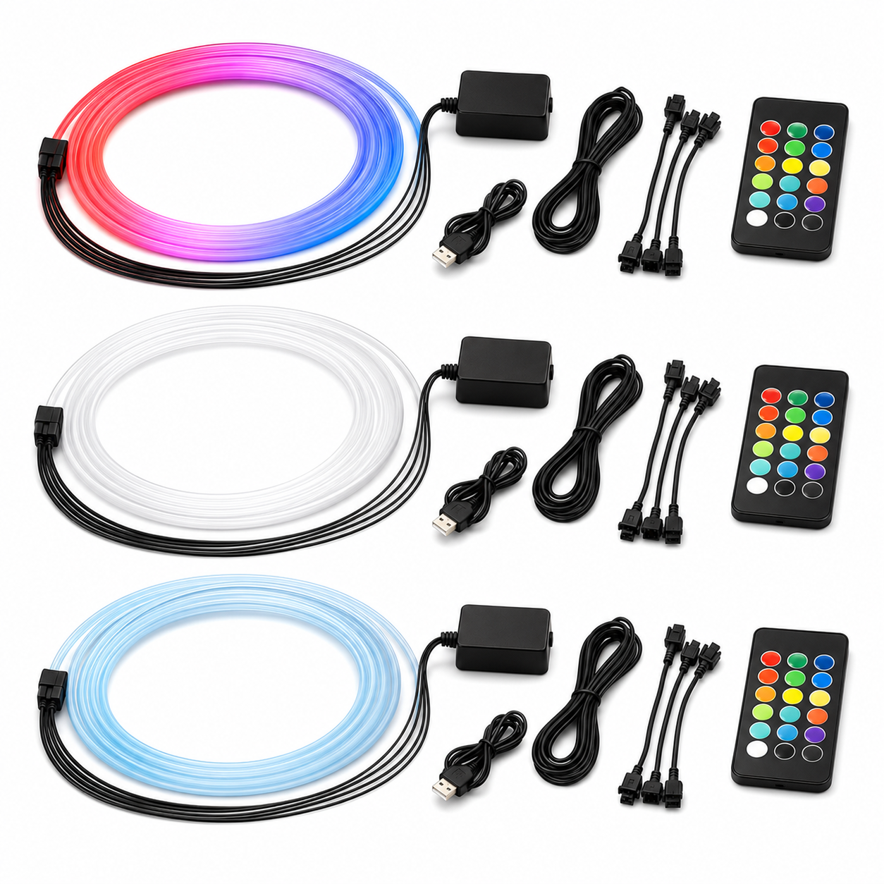 Car LED Ambient Lights Wholesale Box — 80 Units