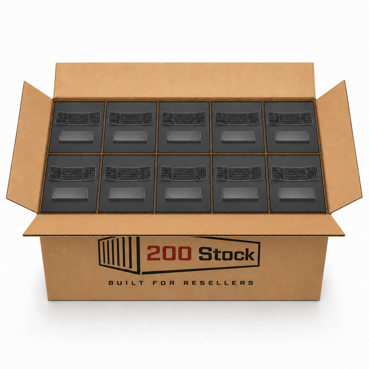 Foldable Bluetooth Keyboards Wholesale Box — 60 Units - Image 2