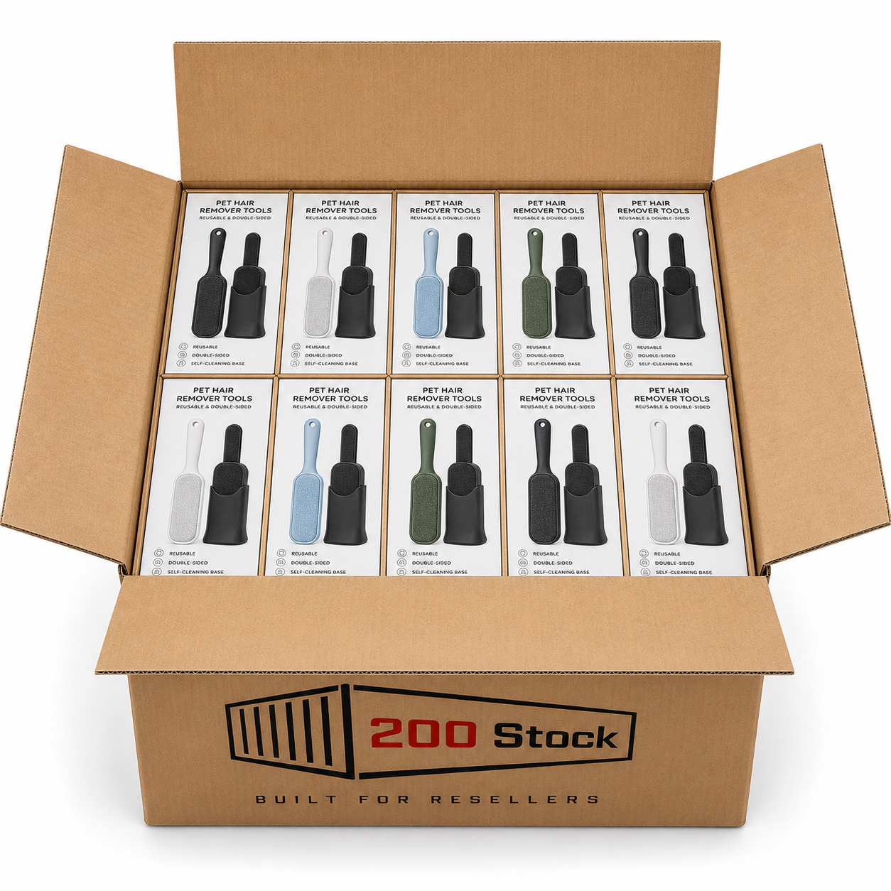 Pet Hair Remover Tools Wholesale Box — 150 Units - Image 2