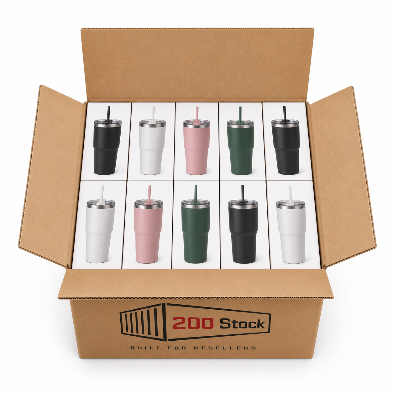 Insulated Tumblers Wholesale Box — 100 Units - Image 2