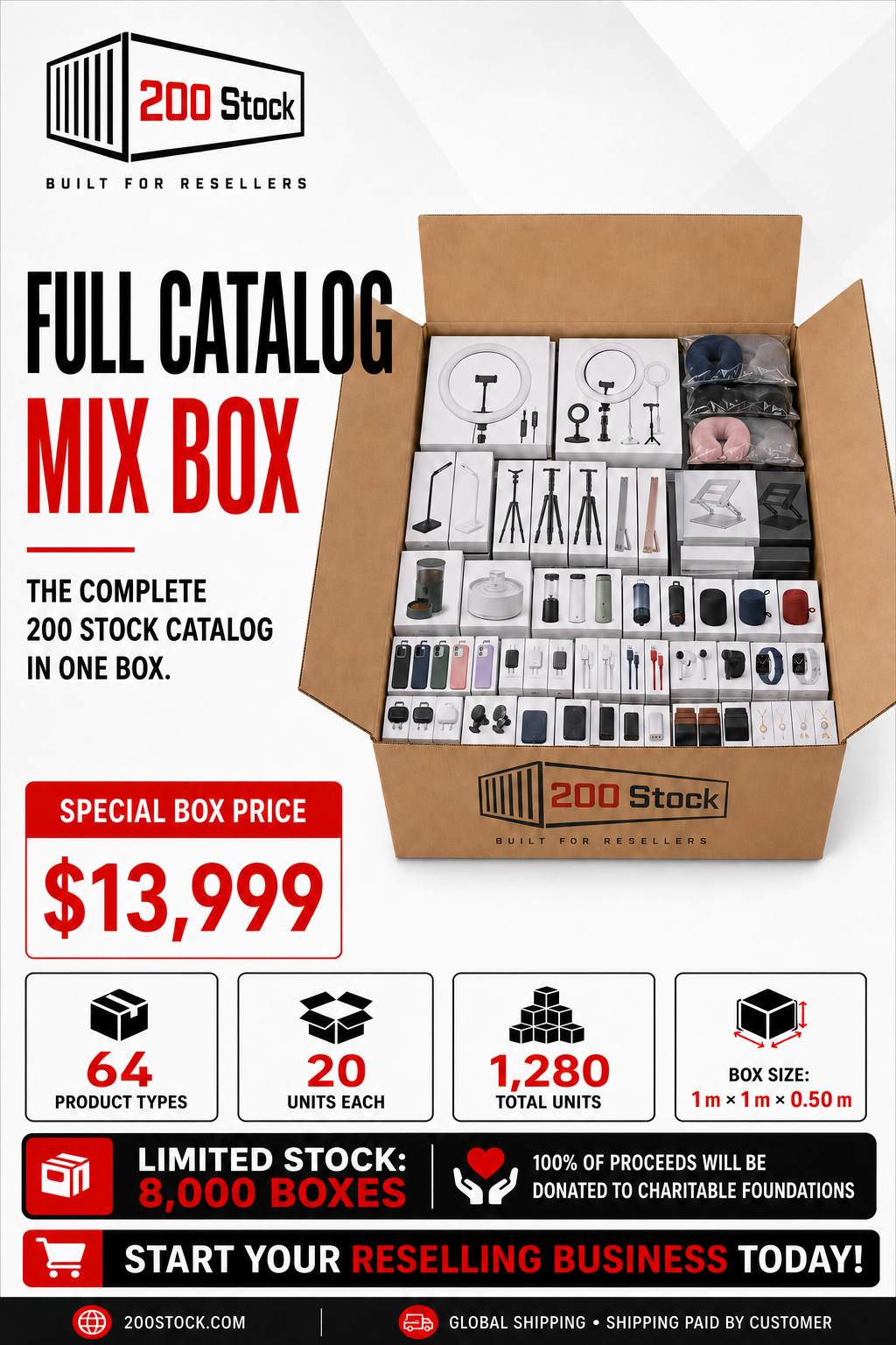 200 Stock Full Catalog Mix Box — 1.280 Units - Image 4